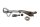 Bagbremsepedal bremsepedalmonteringsaksel BMW R 1100 GS 259 0409 93-99