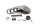 Repose-pied avant gauche côté conducteur, support de repose-pied BMW R 1100 GS 259 0409 93-99