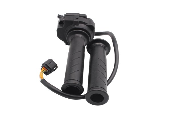 Throttle grip housing, electronic throttle, throttle cable, black, pair of grips Ducati Panigale 1199 R 17-17