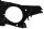 Front upper left fairing bracket BMW K 100 RS 4 Ventiler K589 0523 89-92