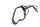 Left mirror with indicator, handlebar mount Ducati Multistrada 1000 DS A1 03-06