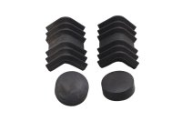 Rubberen bufferset voor brandstoftank, tankrubber, bevestigingsrubber Honda XL 1000 V SD01 99-00