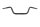 22 mm zwarte gebogen stuurstangen voor motorfietsen Honda XL 1000 V SD01 99-00