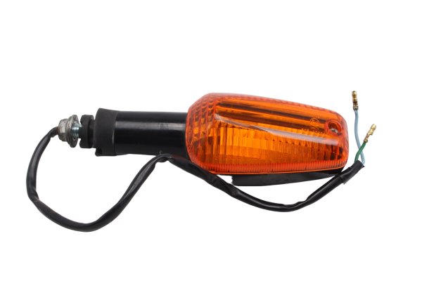 Achterste rechter richtingaanwijzer, oranje behuizing, zwart Honda XL 1000 V SD01 99-00