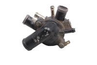 Aansluiting van de sensor in het thermostaathuis van de koelvloeistofthermostaat Honda XL 1000 V SD01 99-00