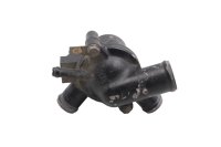 Aansluiting van de sensor in het thermostaathuis van de koelvloeistofthermostaat Honda XL 1000 V SD01 99-00