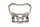 Bevestigingsplaat voor de bagagedrager achter Honda XL 1000 V SD01 99-00