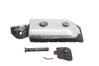 Voetsteun passagier, linksachter, rubberen plaat, bevestigingsbout Honda XL 1000 V SD01 99-00