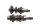Gearbox shaft gear pair manual transmission Kawasaki ZR 7S ZR750F H 01-04