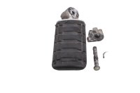 Voetsteun rechtsachter voor de passagier, rubberen pedaalbekleding Honda XL 1000 V SD01 99-00