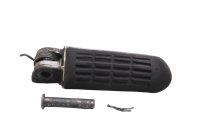 Voetsteun linksvoor, bestuurderszijde, rubberen beugelbevestiging Honda XL 1000 V SD01 99-00
