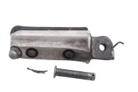 Voetsteun linksvoor, bestuurderszijde, rubberen beugelbevestiging Honda XL 1000 V SD01 99-00