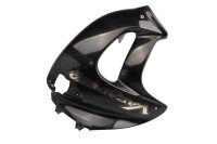 Zijpaneel, rechtsvoor, zwart Honda XL 1000 V SD01 99-00