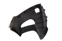 Zijpaneel, rechtsvoor, zwart Honda XL 1000 V SD01 99-00