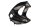 Zijpaneel, rechtsvoor, zwart Honda XL 1000 V SD01 99-00