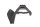 Portaequipajes trasero asa pasajero BMW G 650 Xcountry E65X 0164 K15 07-10