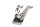 Portavaligie supporto borsa sinistro posteriore BMW R 1200 GS K25 0307 R12 04-07