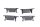 Gommini portapacchi tamponi set di 4 pezzi BMW R 1200 GS K25 0307 R12 04-07
