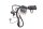 Cablaggio impianto elettrico fanale posteriore BMW R 1200 GS K25 0307 R12 04-07
