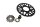 Pignone corona dado rondella kit trasmissione Kawasaki ER-6N ER650A 05-08