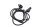 Sensore ABS posteriore velocità ruota cavo BMW R 1200 GS K25 0307 R12 04-07