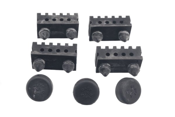 Gomas asiento tacos amortiguadores juego 7 piezas Suzuki DL 1000 A V-Strom 19-19