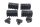 Gomas asiento tacos amortiguadores juego 7 piezas Suzuki DL 1000 A V-Strom 19-19