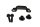 Support de selle fixation patte vis entretoises Kawasaki ER-6N ER650A 05-08