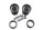 Bar end weights pair left right plugs sliders spacers Kawasaki Z 900 T 26-26