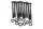 Cylinder head bolts set 10 pieces washers engine screws kit BMW K 1 K-1 88-93
