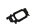 Support boîtier CDI calculateur ECU fixation platine Kawasaki ER-6N ER650A 05-08