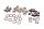 Viti disco freno kit boccole anteriore posteriore BMW R 1150 R R28 0429 01-06