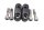 Pontets de guidon brides supports haut paire avec vis noirs BMW K 1 K-1 88-93