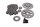 Kit cadena distribución piñones levas cigüeñal tornillos BMW K 1 K-1 88-93