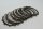 Disques dembrayage garnis lisses kit jeu friction Kawasaki ER-6N ER650A 05-08