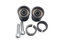 Bar end weights handlebar plugs pair left right black...