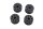 Rubber buffer silentblock accubak trillingsdemper set 4 stuks BMW K 1 K-1 88-93