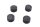 Rubber buffer silentblock accubak trillingsdemper set 4 stuks BMW K 1 K-1 88-93