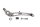 Pedale freno posteriore leva destra vite boccola BMW R 1150 R R28 0429 01-06