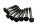 Motorbouten schroeven set cilinderkop moeren Honda CB 1000 F Big One SC30 93-96