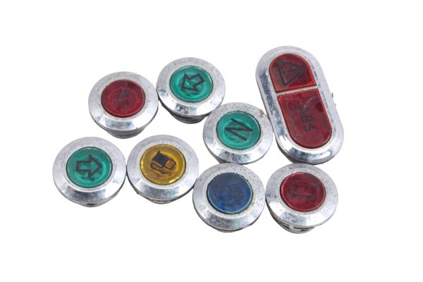 Spie cruscotto set luci di controllo coperture lenti BMW R 1150 R R28 0429 01-06