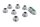 Spie cruscotto set luci di controllo coperture lenti BMW R 1150 R R28 0429 01-06