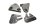 Koplamphouder steun bevestiging links rechts Honda CB 1000 F Big One SC30 93-96