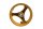 Baghjul fælg 18 tommer gul MTH2 36312310255 2310255 BMW K 1 K-1 88-93
