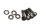 Support pare-carter platine gauche droite avant Kawasaki ER-6N ER650A 05-08