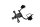 Araignée support phare compteur carénage avant Kawasaki ER-6N ER650A 05-08