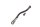 Brake hose line rear with banjo bolt and copper sealing washer BMW K 1 K-1 88-93