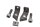 Mudguard brackets fender mounts front left right set bolts BMW K 1 K-1 88-93