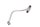 Support pare-brise fixation bulle bras droit BMW R 1150 R R28 0429 01-06