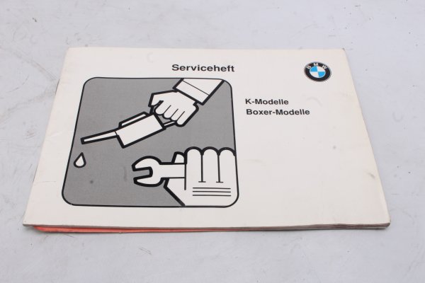 Servicebog vedligeholdelseshæfte eftersyn K-modeller Boxer BMW K 1 K-1 88-93